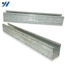 Material de construcción China proveedor Zinc galvanizado acero Materiales de construcción C Perfiles Canal